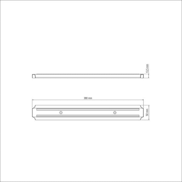 Tramontina Magnetic Knife Rack Black - 38cm - 2