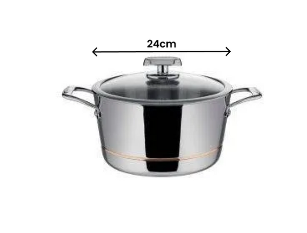 Scanpan Axis Stainless Steel Dutch Oven - 24cm/5.2L - 1