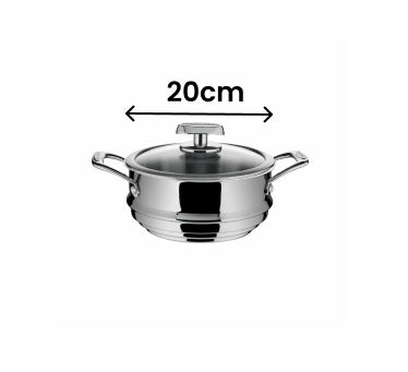 Scanpan Axis Stainless Steel Multi Steamer Insert (Including Induction) - 20Cm - 1