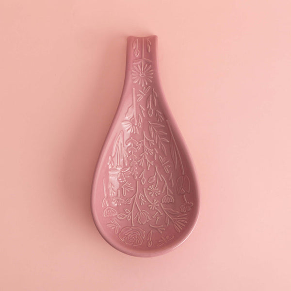 Mason Cash In The Meadow Pink Spoon Rest, 27 x 12 x 3.8cm - 1