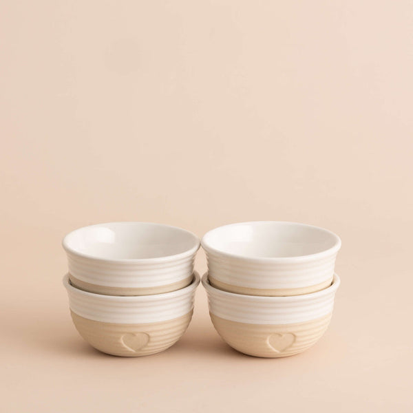 Mason Cash Rustic Charm Set of 4 Mini Bowls, 9.5 x 5cm / 150cm - 1