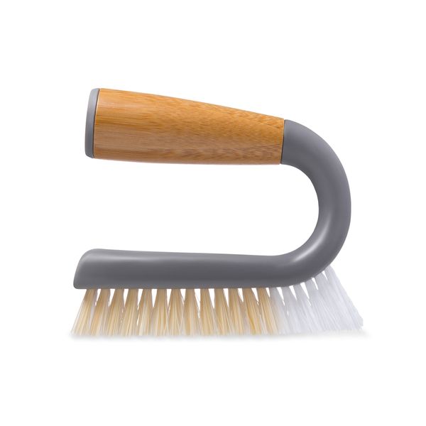 Full Circle Grunge Buster Grout & Tile Brush - White - 1