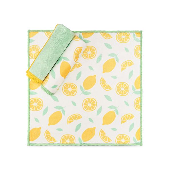Full Circle Renew Microfiber Cloths set/3 - Citrus - 2