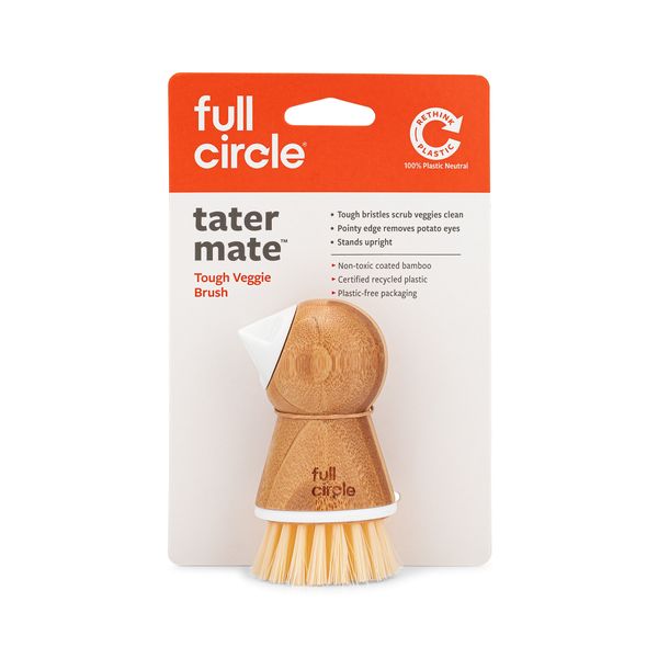 Full Circle Eye-Removing Potato Scrubber - White - 2