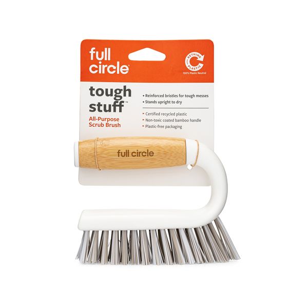 Full Circle All-Purpose Scrub Brush - White - 1