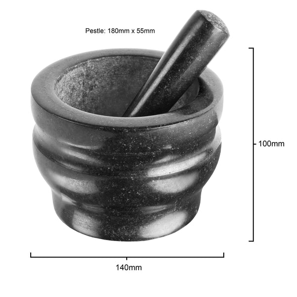 Cole & Mason Worcester Granite Pestle & Mortar – 14cm - 1