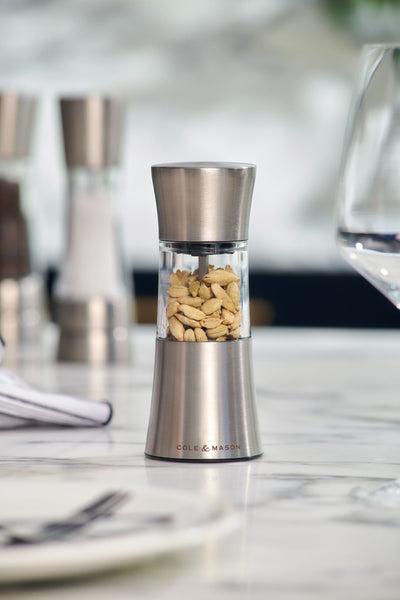 Cole & Mason Stadhampton Chilli & Spice Mill Stainless Steel And Acrylic - 16.5cm - 2