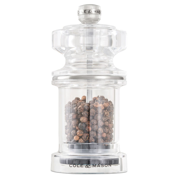 Cole & Mason 675 Acrylic Pepper Mill Acrylic and Stainless Steel - 5.40cm x 5.40cm x 11.80cm - 1