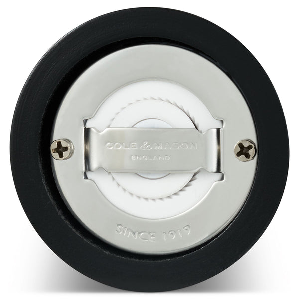 Cole & Mason Hoxton Black Gloss Salt Mill Beech wood - 104mm - 3