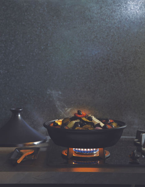 Emile Henry Flame Ceramic Tagine Charcoal - 3.5L - 1