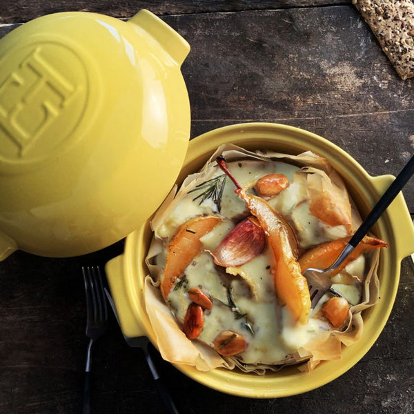 Emile Henry Ceramic Cheese Baker Provence Yellow - 17cm/.55L - 2