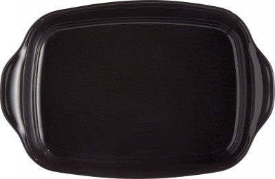 Emile Henry Ultime Rectangular Ceramic Baker Charcoal - 42cm/4.45L - 1
