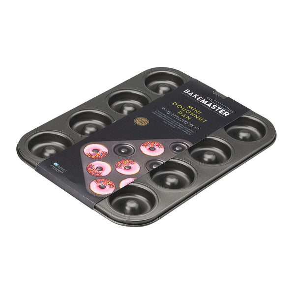 Bakemaster 12 Cup Mini Doughnut Pan - 1
