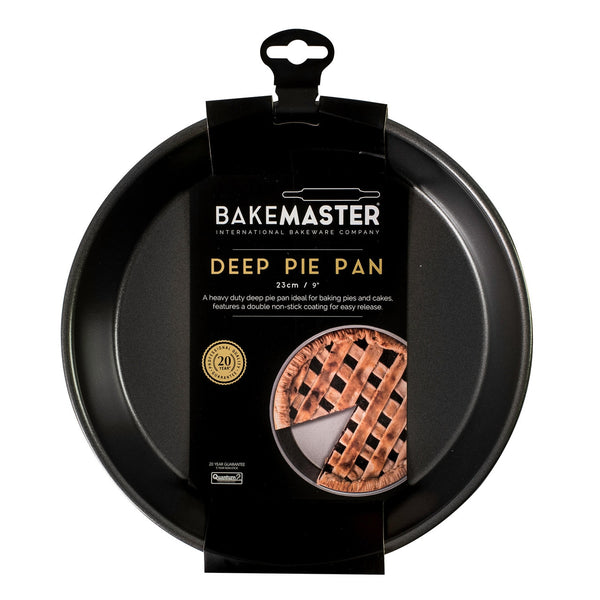 Bakemaster Round Nonstick Deep Pie/Cake Pan - 23cm X 4.7cm - 2