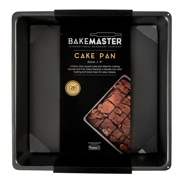 Bakemaster Nonstick Loose Base Deep Cake Pan - 23cm X 23cm X 7cm - 2