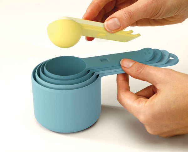 Joseph Joseph Nest BPA-Free Plastic Measuring Cups Sky 8 Piece - 1