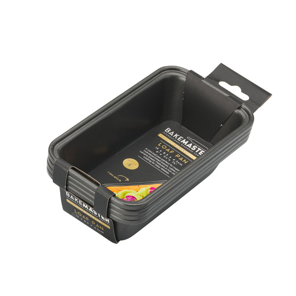 Bakemaster Loaf Pan Set of 4 15 x 8.5 x 4.5cm - Non-stick - 3