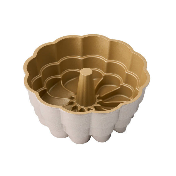 Bakemaster Petal Fluted Ring Cake Pan 24 x 24 x 10cm - Champagne - 1