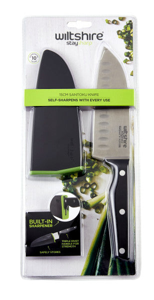 Wiltshire Staysharp Triple Rivet Santoku 15cm - 1
