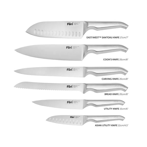 Furi Magnetic Hexagonal Knife Block Set 7 Piece - 3