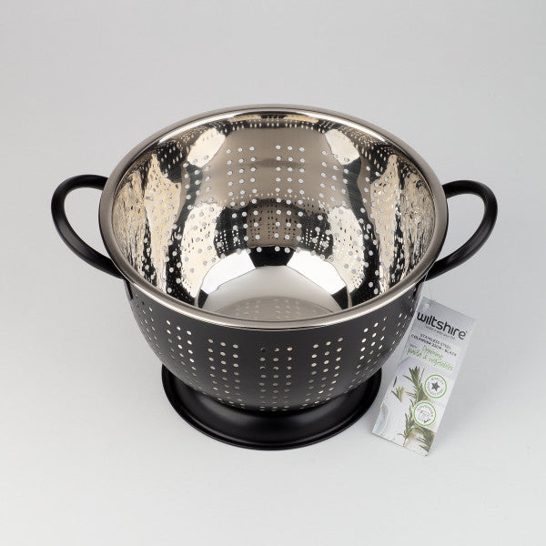 Wiltshire Extra Deep Colander 22cm - Black - 3