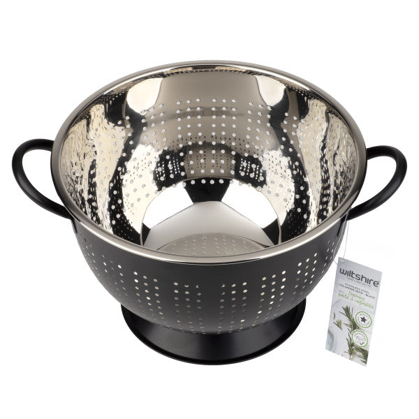 Wiltshire Extra Deep Colander 26cm - Black - 1
