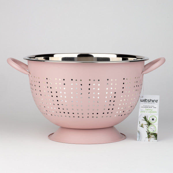 Wiltshire Extra Deep Colander 26cm - Rose Pink - 2