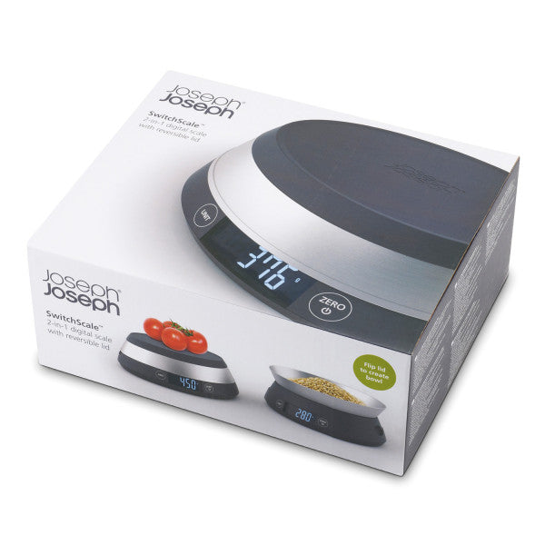 Joseph Joseph Switch Scale Grey - Maximum Capacity 5Kg / 176.4Fl.Oz / 11Lb / 5000 Ml - 1