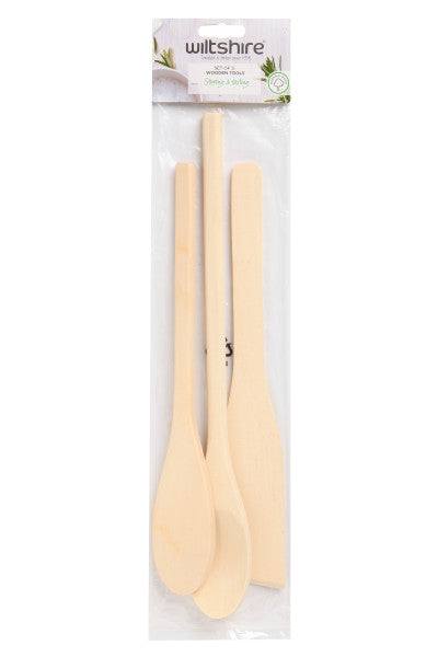 Wiltshire Classic Utensils Wood Set 3 - 1