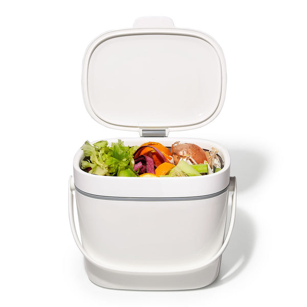 Oxo Easy-Clean Compost Bin – White - 2