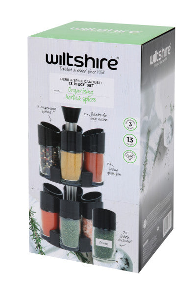 Wiltshire Salt n Pepper Spice Carousel 13 Piece - 1