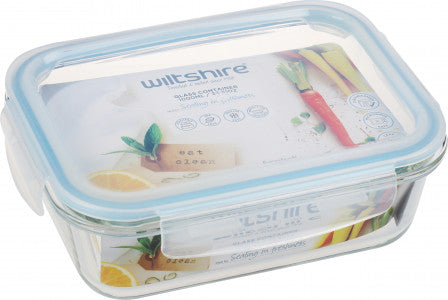 Wiltshire Rectangle Glass Container - 1000ml - 2