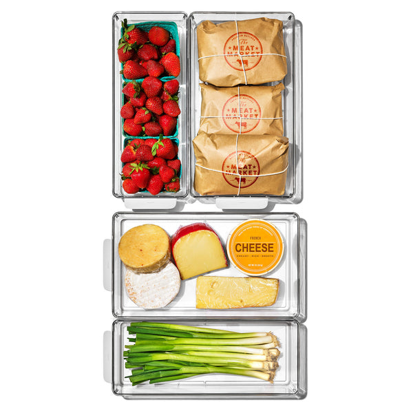 OXO 4-Piece Refrigerator Storage Bin Starter Set - 2