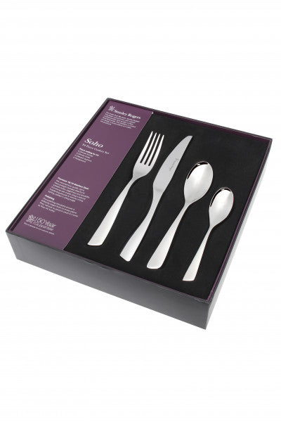 Stanley Rogers Soho 18/10 Stainless Steel Cutlery Set - 24 Piece - 1