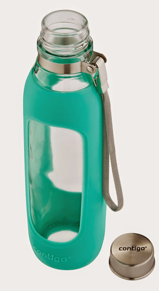 Contigo Purity 'Glass' Water Bottle- Jade 591ml - 3