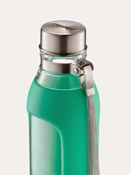 Contigo Purity 'Glass' Water Bottle- Jade 591ml - 2