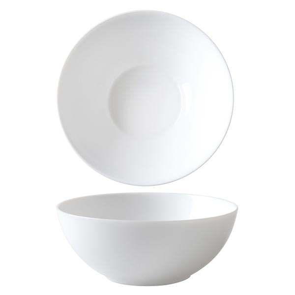 Wiltshire White Coupe Glass Noodle Bowl 18cm - 1