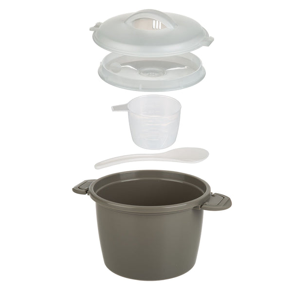 Progressive Prep Solutions Microwave Rice Cooker Set | 6 cup | 1.4L - 2