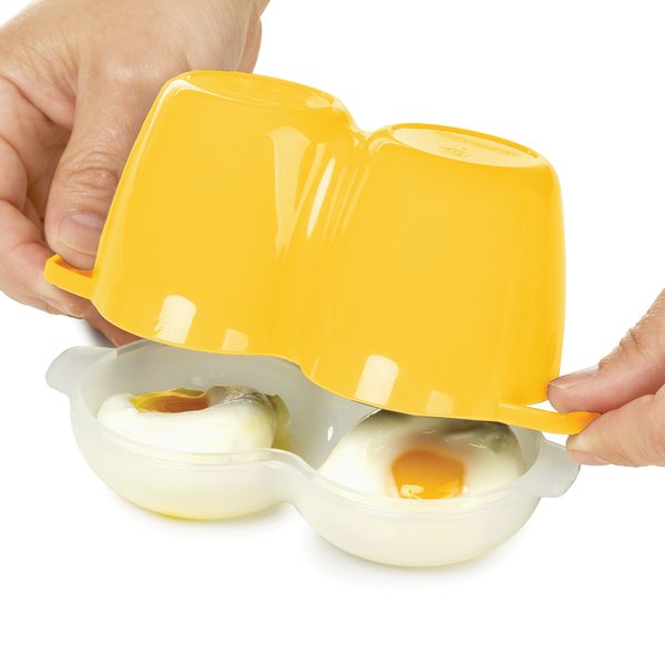 Progressive Prep Solutions Microwave Poach Perfect 2 Egg Cooker - 2