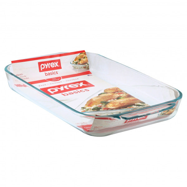 Pyrex Basics™ Oblong Glass Baking Dish - 4.5L - 1
