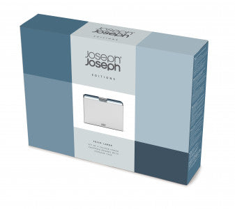 Joseph Joseph Folio Large Chopping Board Set Editions (Sky) with Stainless-Steel Case - 4 Piece - 1