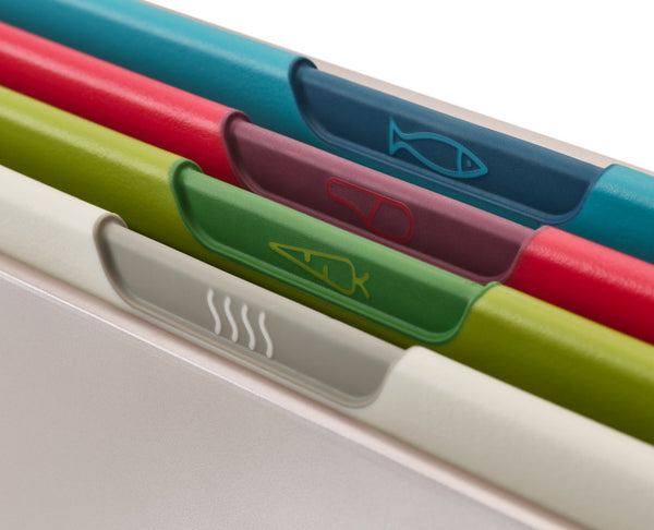 Joseph Joseph Folio Icon Multicolour Chopping Board Set Stainless-Steel Case – 4 Piece - 3