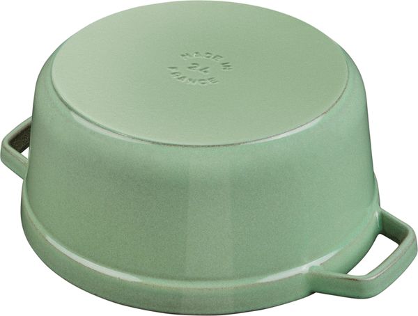 Staub Round Cocotte - 24cm Sage - 2