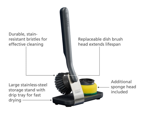 Joseph Joseph SinkTech Dish brush and sponge Set - 2