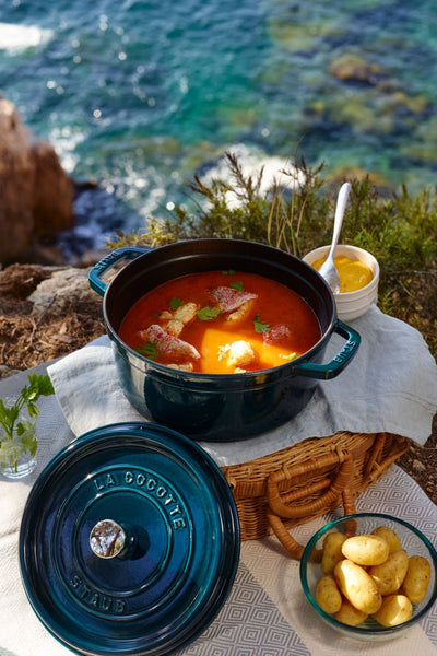 Staub Cast Iron Round Cocotte La Mer - 20cm/2.2L - 3