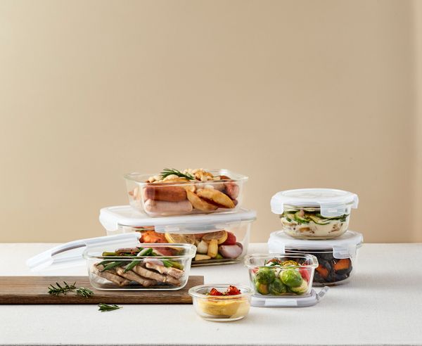 LocknLock Euro Glass Boroseal Heat Resistant Glass Rectangular - 2L - 1