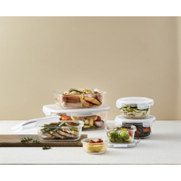 Lock & Lock Euro Glass Boroseal Heat Resistant Glass Rectangular – 1L - 3