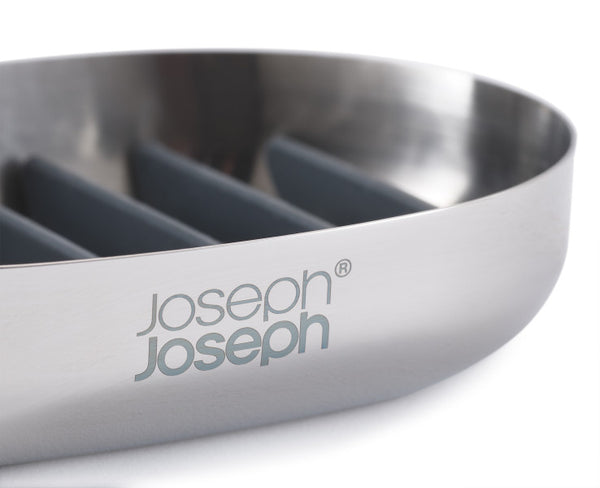 Joseph Joseph EasyStore Luxe Soap Dish – Stainless Steel - 3