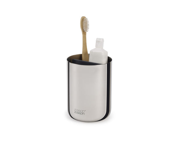 Joseph Joseph EasyStore Luxe Toothbrush Caddy – Stainless Steel - 2