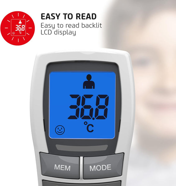 Salter No Touch Infrared Thermometer - Measure 22°C to 40°C - 3